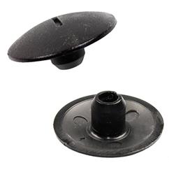 Mounting cap plastic PA black